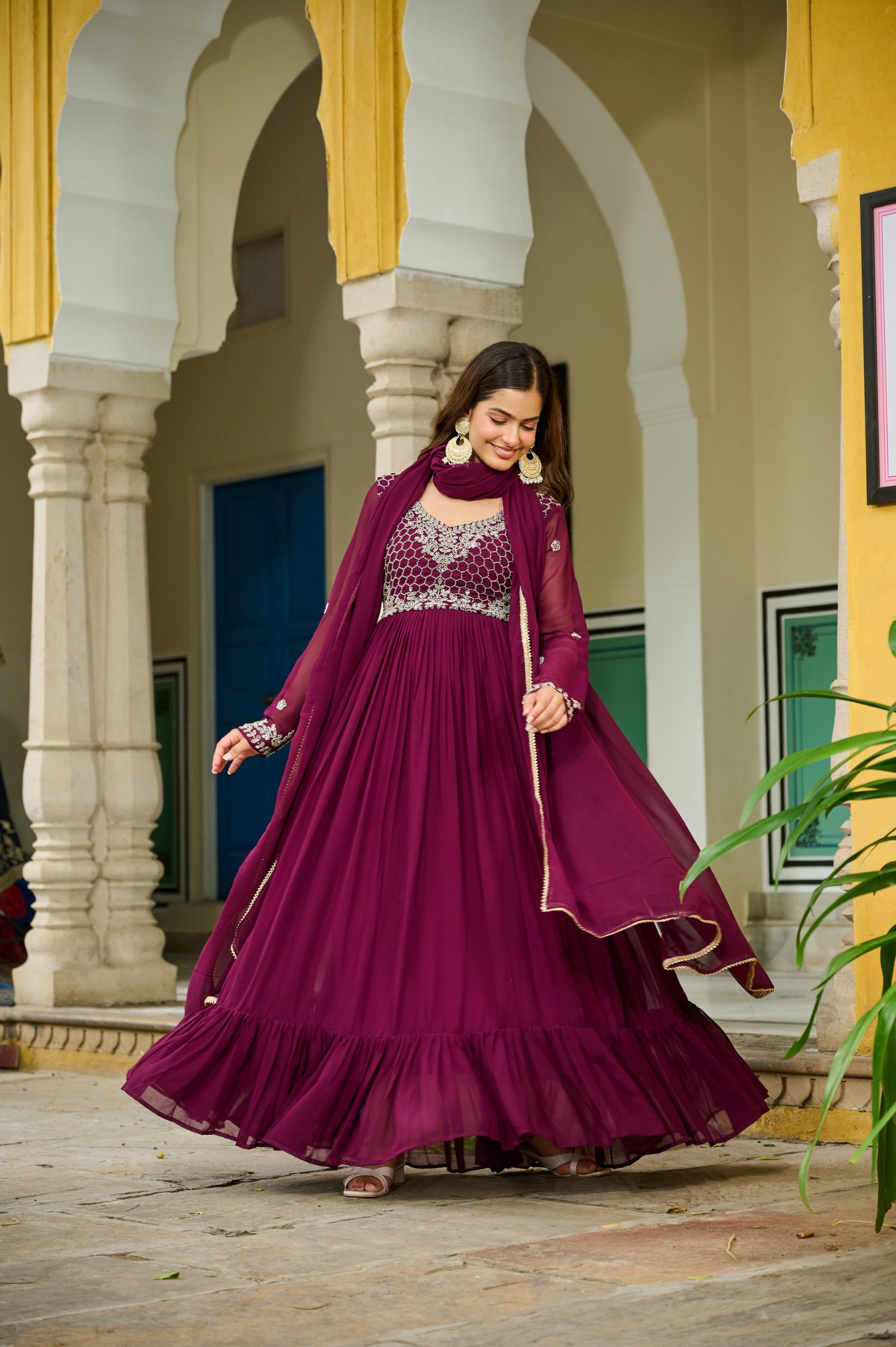 Latest festive gown for women online