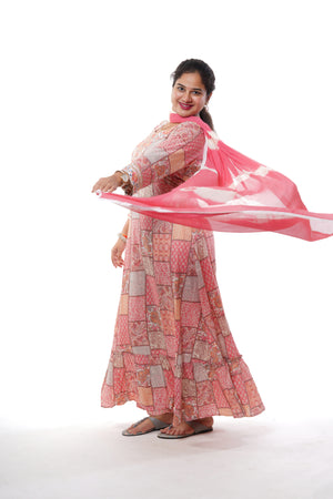 anarkali kurti set for women