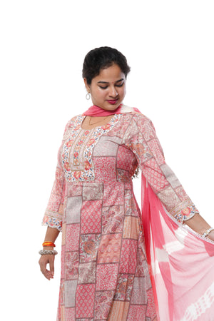 ethnic rayon dress for women