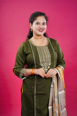 Latest kurti pant dupatta sets