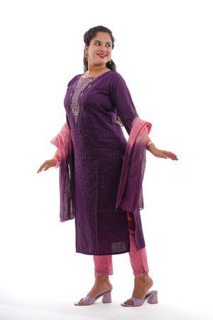 kurti pant dupatta set