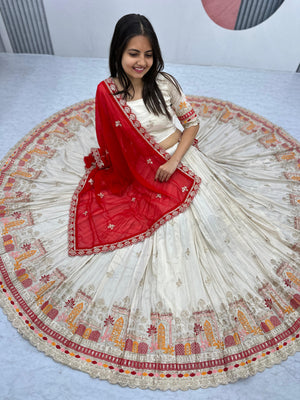 Banarasi Tissue Lehenga