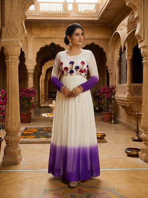 Elegant long ethnic gown for women online