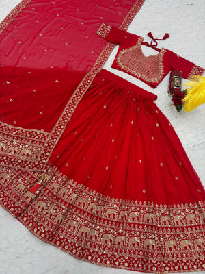 Heavy Embroidery Lehenga