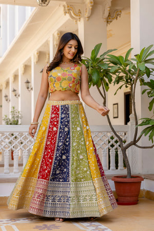 colorful lehenga for girls