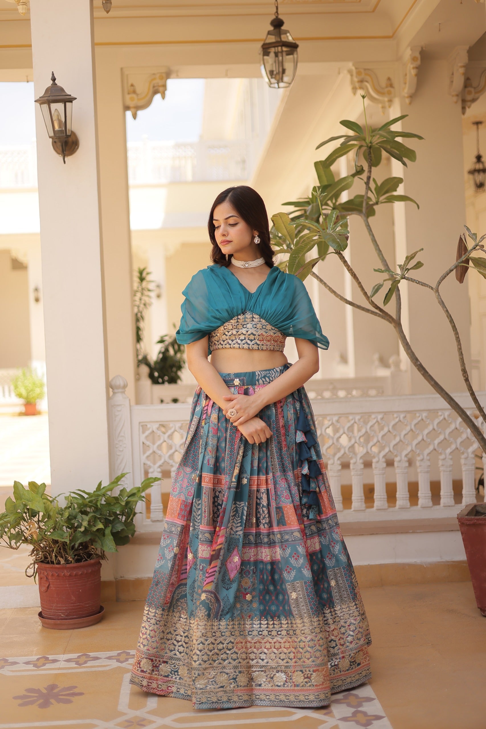 Readymade Festive Lehenga