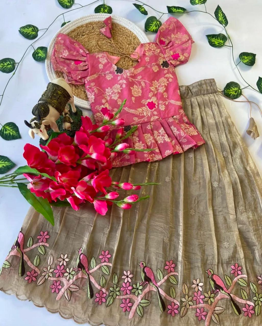 nylon silk top for kids