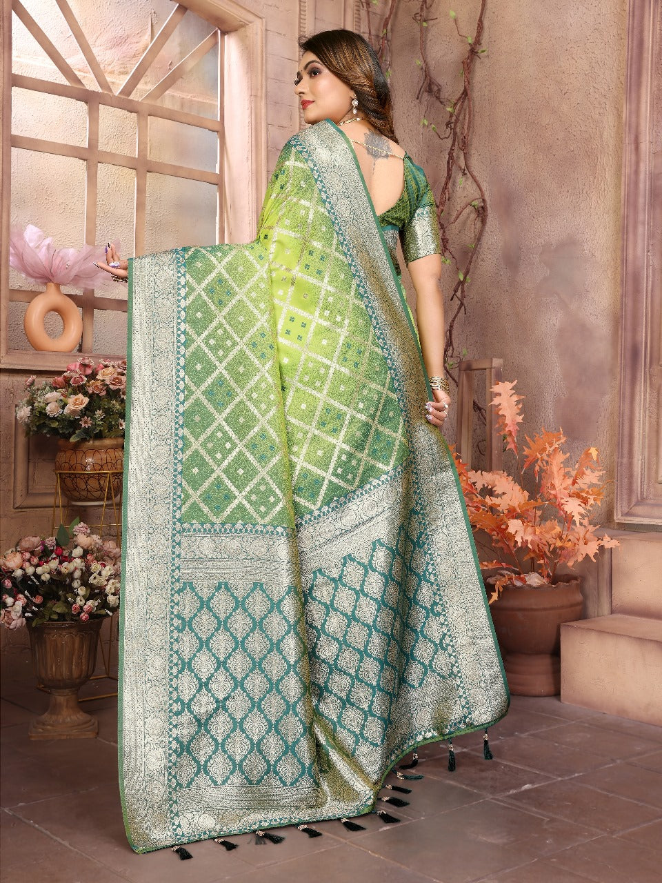 summer wedding saree