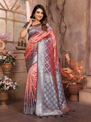 festive silk saree