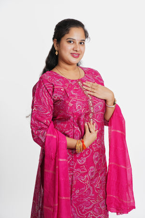 Bandhani print kurti