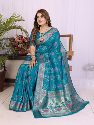 Traditional Bandhej Saree For Women