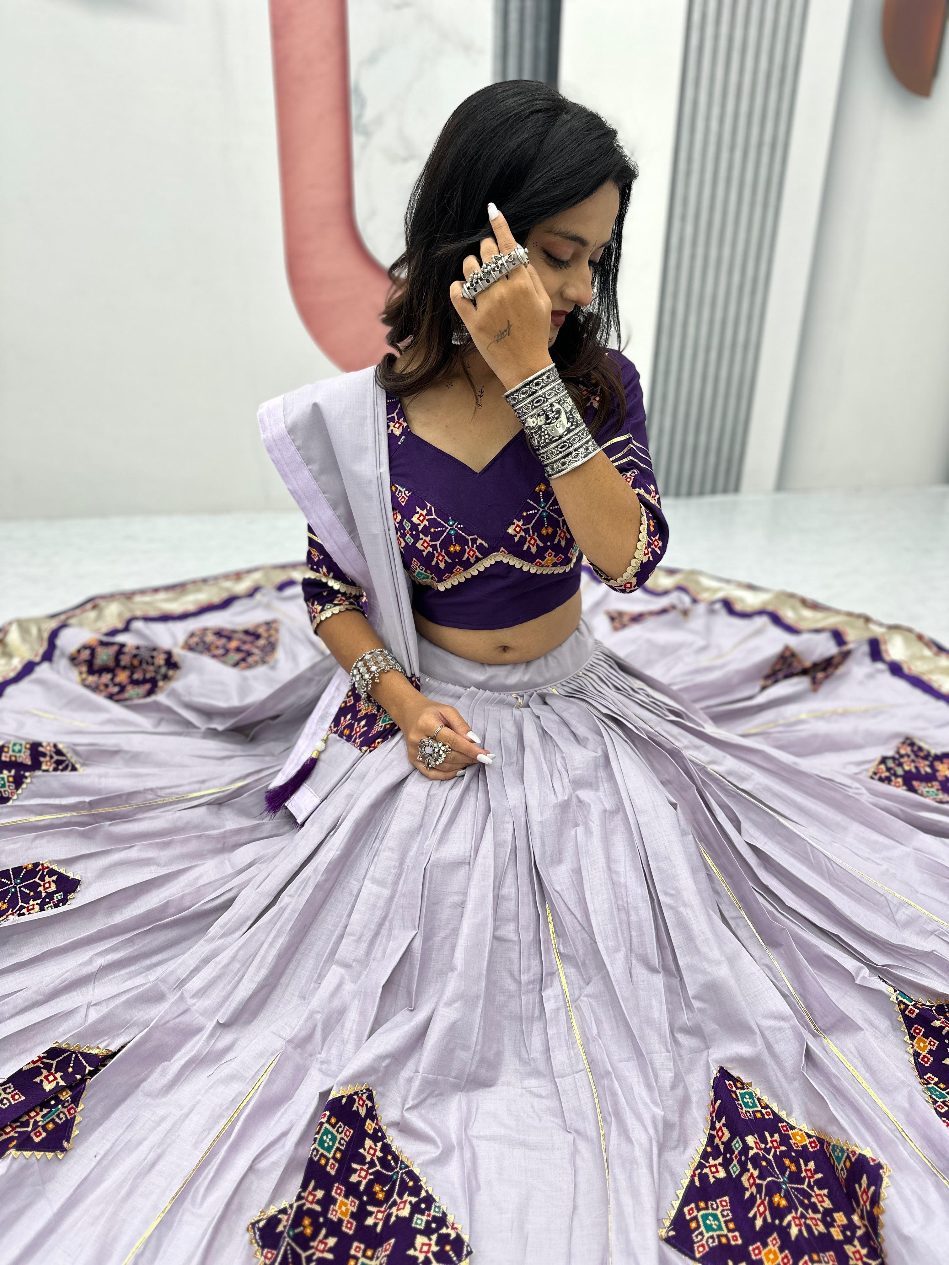 Traditional lehenga choli for Navratri