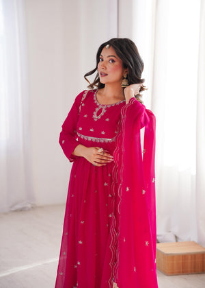 new Pink Indian Gowns