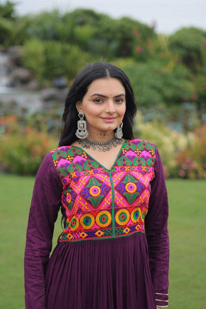 Comfortable cotton lined traditional rayon gown