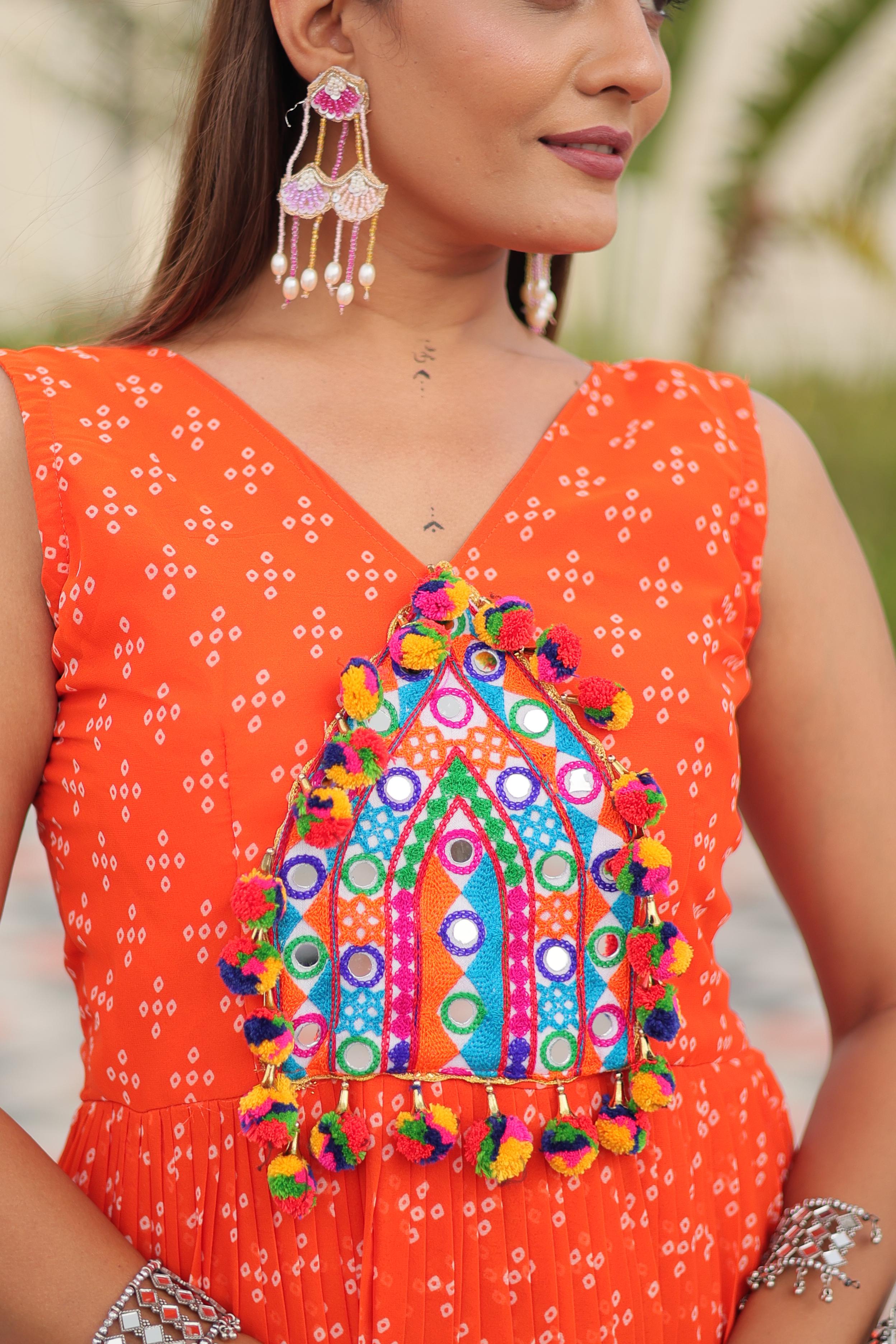 Designer sleeveless gown India