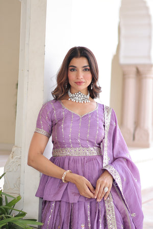 Designer peplum blouse lehenga choli