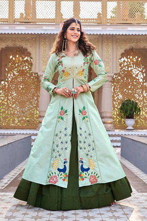 designer ethnic lehenga set for women