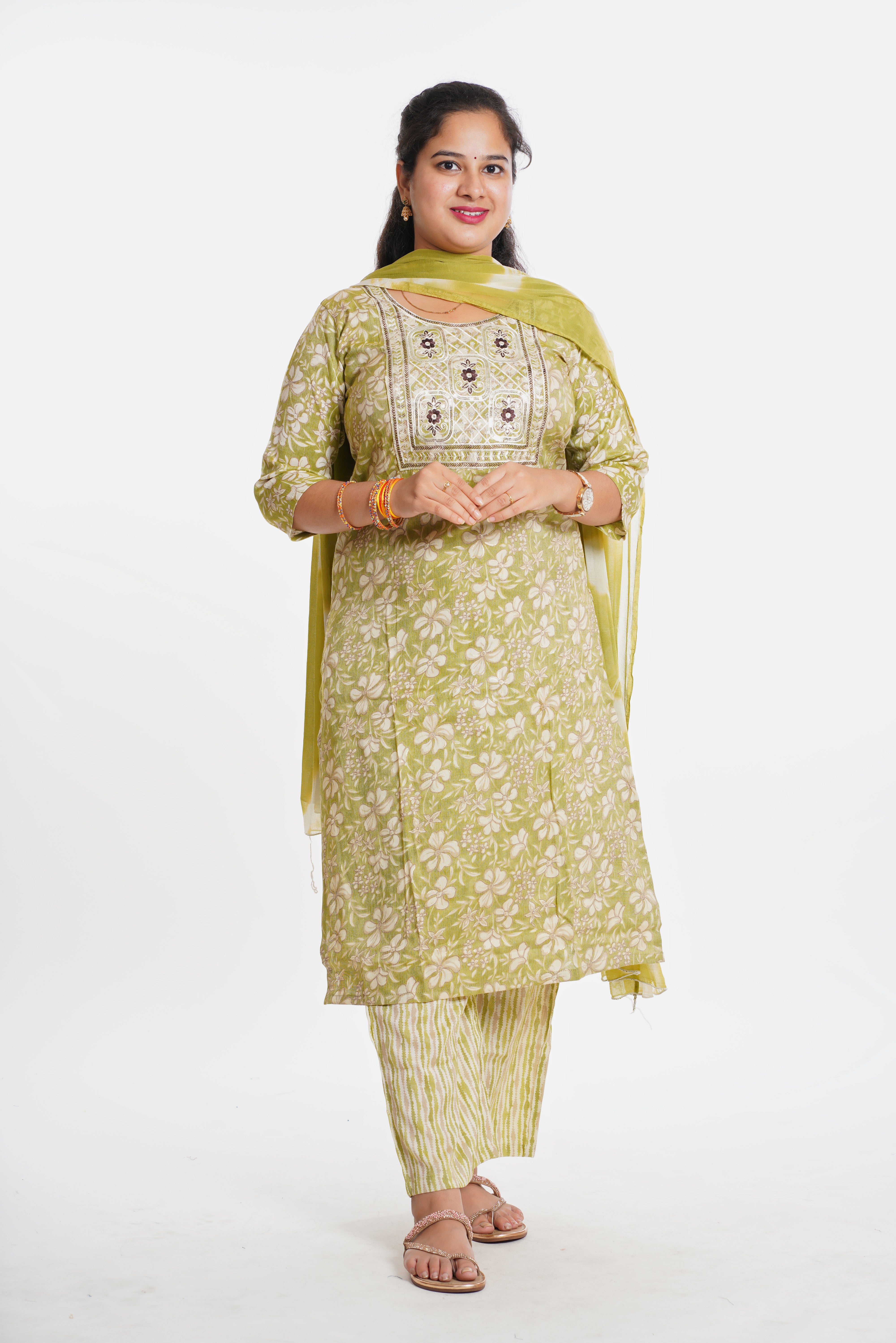 3 piece kurti set