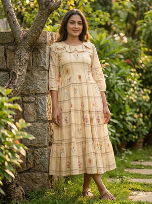 muslin silk kurti for women daily wear