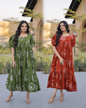 Designer printed cotton kurti daily wear