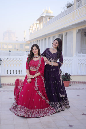 Traditional Indian wedding lehenga for women