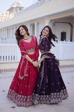 Premium fox blooming festive lehenga set