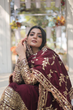 vichitra shimmer gown