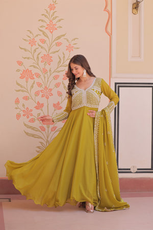 stylish party wear gown India women