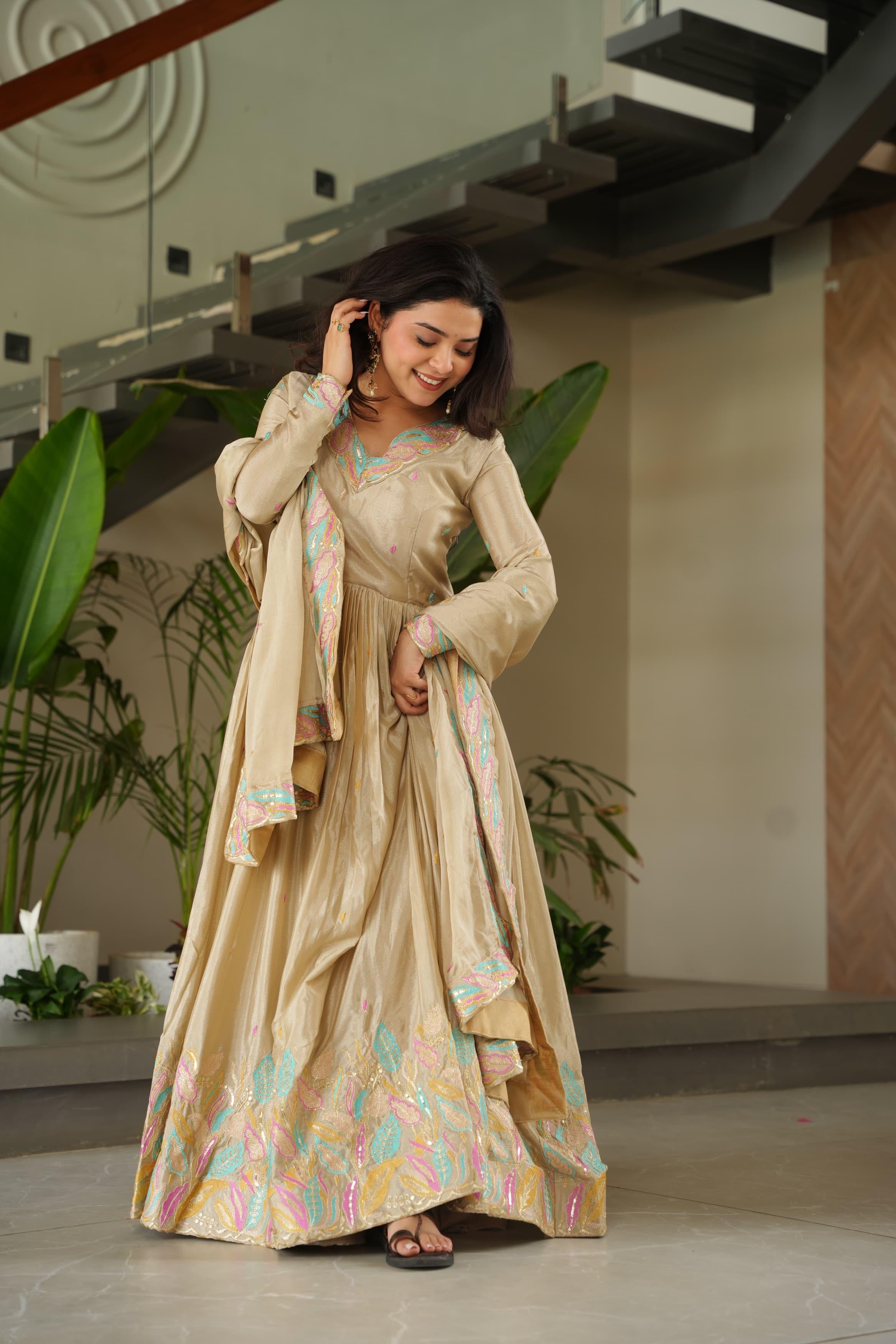 Designer ethnic gown