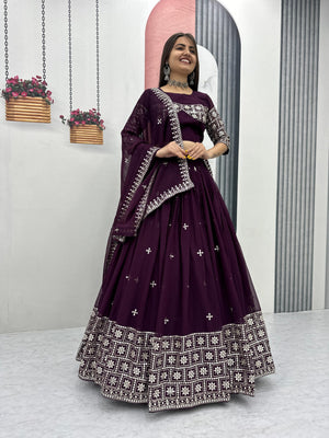 Party wear lehenga choli for women online