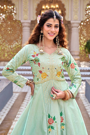designer ethnic outfit with lehenga