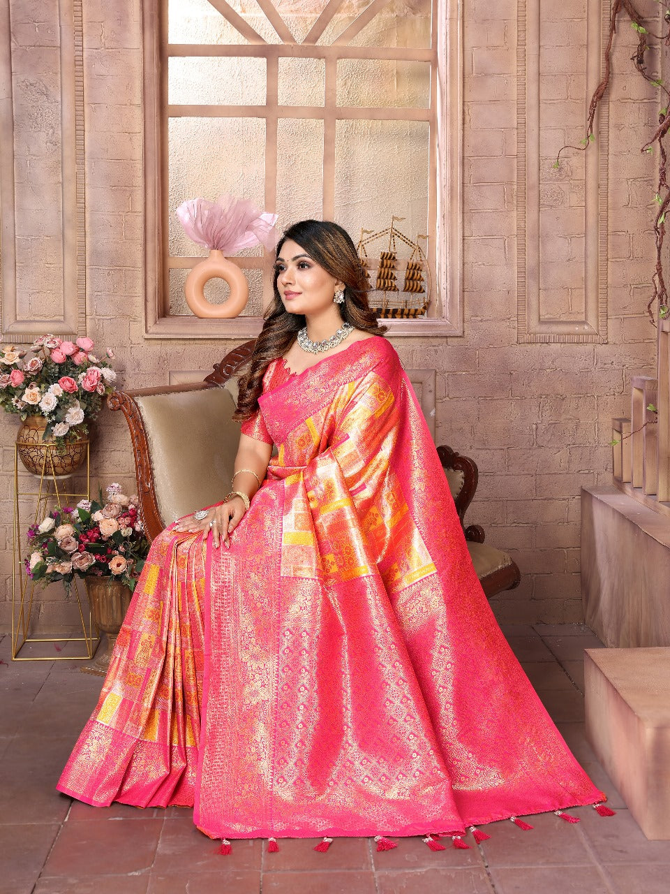 Festival wear Chaturi silk saree for women