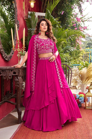 ethnic embroidered lehenga choli