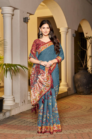 Elegant handloom saree for ethnic occasions