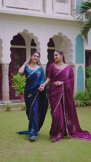 Fendy silk saree  video