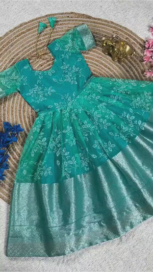 Viscose Kids Gown vastralyn