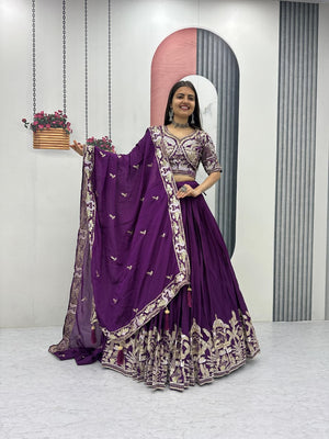 Heavy work lehenga choli for wedding functions