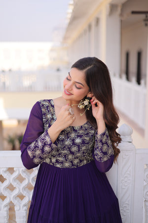 traditional function gown