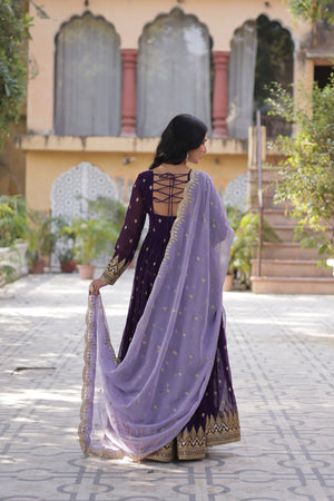 faux blooming gown