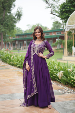 faux blooming gown