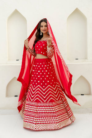 Festive party wear lehenga with dupatta