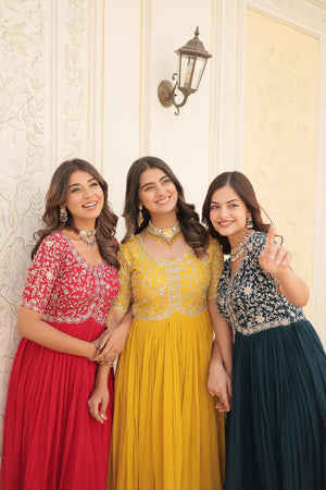 luxury gown for Indian women