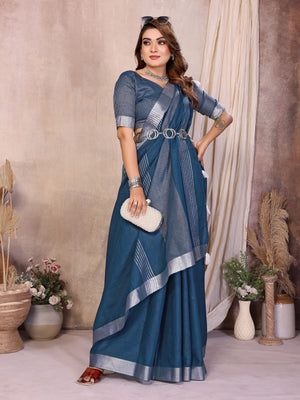 party wear simple elegant saree India