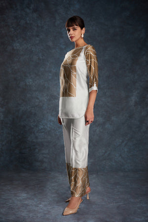 white co-ord set for women