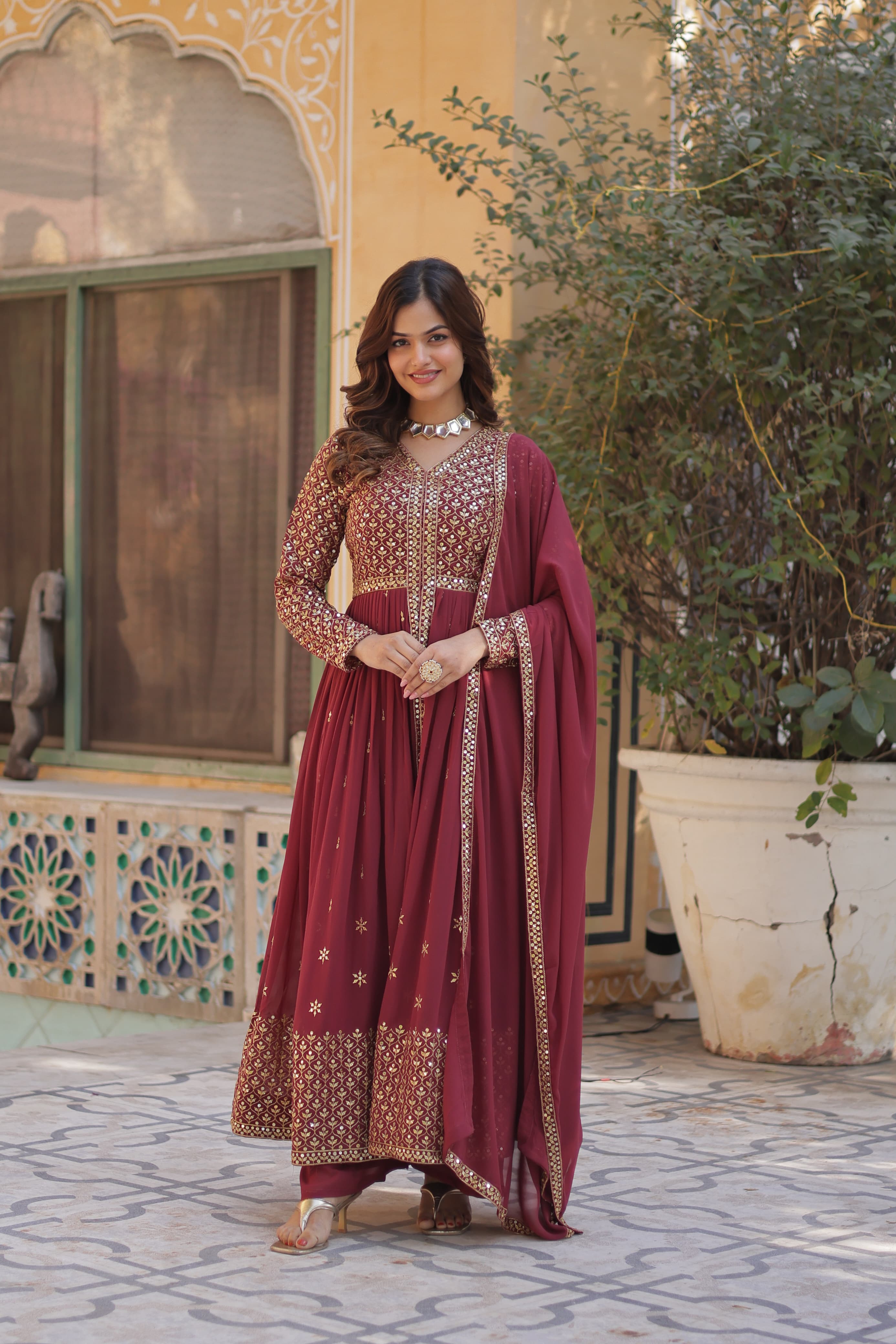 party wear anarkali dress myntra Anarkalis Suits Myntra