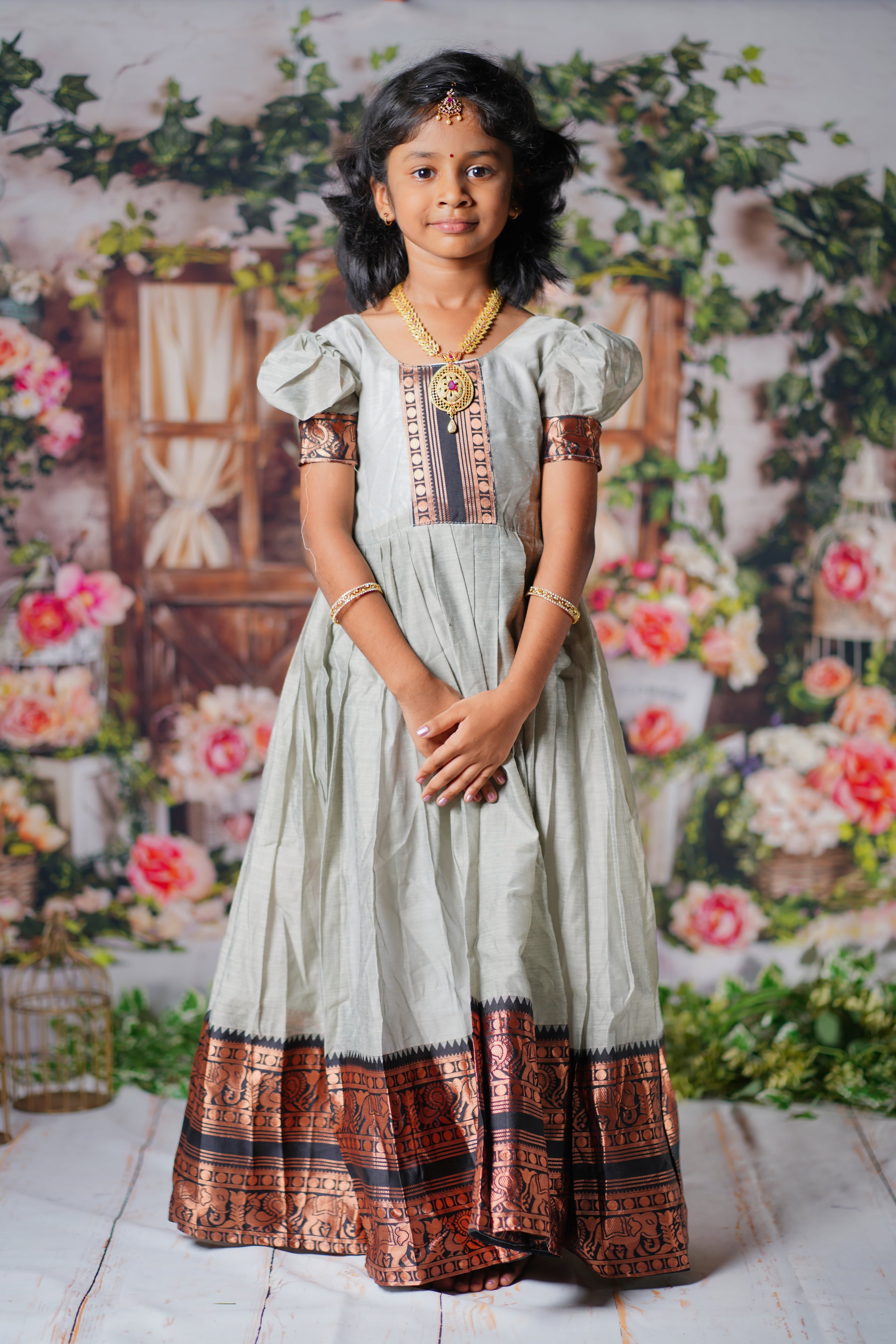 kids traditional gown