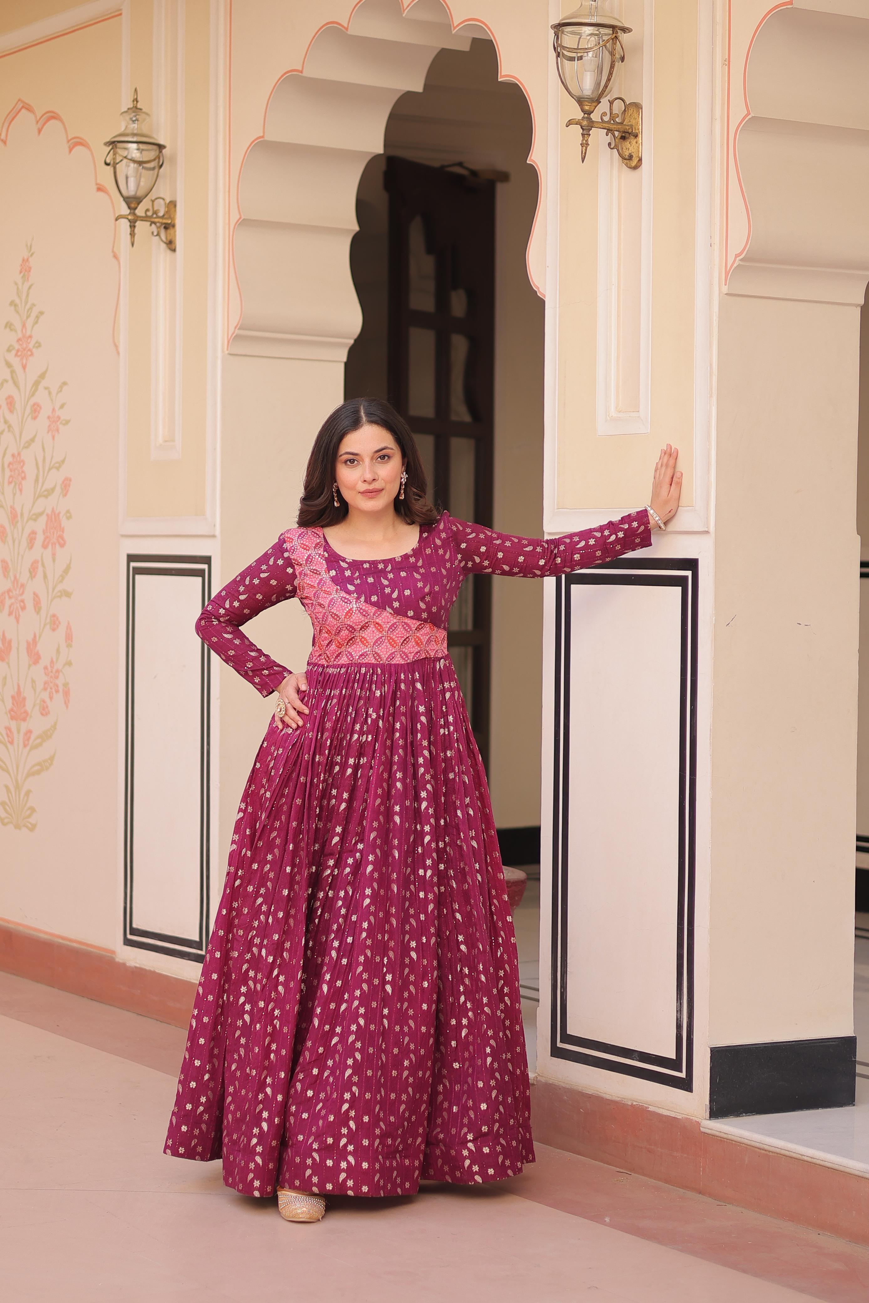 ethnic party wear gown