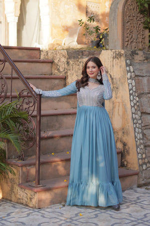 wedding guest gown