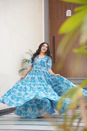 fully flared gown online