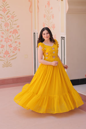 Yellow Gown for Women